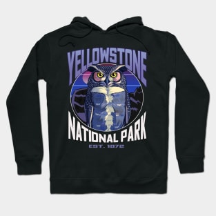 Yellowstone National Park Owl Hoodie